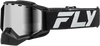 Fly Racing Zone Elite Snow Goggle Black/Silver with Silver Mirror Polarized Smoke Lens - Part Number FLB-24ZP1