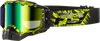 Fly Racing Zone Snow Goggle Green/Black with Green Mirror and Yellow Lens