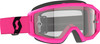 SCOTT Primal Goggle Pink/Black Clear Works - Medium Fit with Anti-Fog and Tear-Off Compatibility