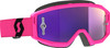 SCOTT Primal Goggle Pink/Black Purple Chrome Works - Medium Fit with Anti-Fog and Tear-Off Compatibility