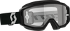 SCOTT Primal Goggle Black/White Clear Works with Anti-Fog Lens and Silicone Strap