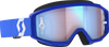 SCOTT Primal Goggle Blue/White with Chrome Works Lens Part 278597-1006349
