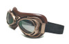 BOBSTER Flight Goggle Antique Brown Smoke Lens BFLG002 with Anti-Fog and UV Protection