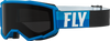 Fly Racing Zone W/C Goggle Blue/Black with Dark Smoke Hydrophobic Lens