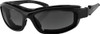 Bobster Road Hog II Convertible Sunglasses with Four Interchangeable Lenses – Impact-Resistant and UV Protection