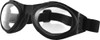 Bobster BA001C Bugeye Sunglasses with Clear Lenses – Impact-Resistant Sport Eyewear with UV Protection