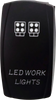Moose Offroad 3-inch LED Pod Lights MSE-LPKIT with Cree Chipset and Deluxe Wiring Harness