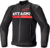 Alpinestars SMX Air Jacket - Black/Bright Red 3XL - Versatile Street Sport Motorcycle Jacket