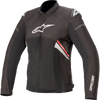 Alpinestars Stella T-GP Plus R v3 Air Motorcycle Jacket - Black/Fluo Red/White, Size XL