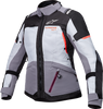 Alpinestars Stella Andes v4 Drystar® Jacket – Women's Waterproof Motorcycle Riding Jacket in Dark Gray/Ice Gray/Black/Coral, Large