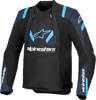 Alpinestars T-Stunt Air Jacket Medium - Black, Dark Blue, and Blithe Blue with Tech Mesh Construction