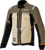 Alpinestars Cusco Drystar® Jacket - Walnut, Aluminum & Black, Medium (Part No. 3201126-9304-M)