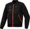 Alpinestars Flight Air Jacket - Black and Bright Red, Small – Motorcycle Airflow Performance Gear