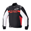 Alpinestars Monza Sport Jacket - Black, Bright Red & White with Tech-Air Ready System - Small (Part #3306723-1342-S)