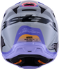 Alpinestars Jettson SM3 Youth Helmet Gry/Purp/Blk Glossy YM - Safe and Stylish Head Protection for Young Riders