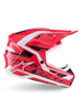 Alpinestars Sm7 Deed Helmet Red, Black & White Glossy - Part 8302426-3139-S