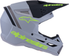 Alpinestars SM3 Radium Helmet Gray/Black/Yellow Fluorescent Matte 2XL