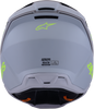 Alpinestars SM3 Radium Helmet Gray/Black/Yellow Fluorescent Matte 2XL
