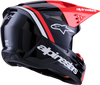 Alpinestars SM3 Radium Helmet Black/Red Fluo/White Glossy, Part Number 8300826-1553-XXL