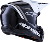 Alpinestars SM3 Radium Helmet Black/White/Grey Glossy 2X