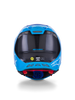 Alpinestars Supertech S M10 Flood Helmet in Metallic Blue and Black Chrome