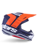 Alpinestars SM7 Core Helmet Orange/Blue Matte (Part #8301826-408-M)