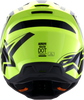 Alpinestars SM3 Heat Helmet Yellow Fluo/Black Glossy - Part 8301026-5011-S