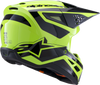 Alpinestars SM3 Heat Helmet Yellow Fluo/Black Glossy 2X - High-Performance Off-Road Safety Gear