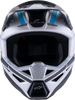 Alpinestars SM3 Heat Helmet Silver/Blue/Black Matt - Size XXL