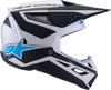 Alpinestars SM3 Heat Helmet Silver/Blue/Black Matt - Size XXL