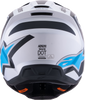Alpinestars SM3 Heat Helmet Silver/Blue/Black Matt - Size XXL