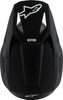 Alpinestars SM3 Youth Solid Helmet Black Matte - Size Youth Medium