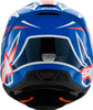 Alpinestars SM3 Youth Wurx Helmet Blue/Red/White/Black - Part Number 8302025-7312-YS
