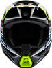 Alpinestars SM3 Youth Wurx Helmet Black/Yellow Fluorescent Blue Red - Part Number 8302025-1574-YS