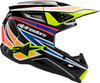 Alpinestars SM3 Youth Wurx Helmet Black/Yellow Fluorescent Blue Red - Part Number 8302025-1574-YS