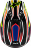 Alpinestars SM3 Youth Wurx Helmet Black/Yellow Fluorescent Blue Red - Part Number 8302025-1574-YS