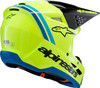 Alpinestars SM3 Youth Radium Helmet YLW Fluo/Blk/Blue YS – Youth Off-Road Motorcycle Helmet with Impact Protection and Ventilation