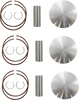 WOSSNER Piston Kit for Yamaha K7026DA-3, 70.38 mm