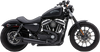 COBRA 3.5" El Diablo Exhaust System for Motorcycles - Black by COBRA Part 6493B