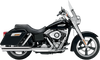 COBRA 4-Inch Slip-On Muffler with Scalloped Tip for Harley-Davidson FLD Models (2012-2016) - Part Number 6209