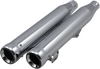 COBRA Neighbor Hater Slip-On Mufflers for FXDF/FXDWG – 3 Inch Chrome with Megaphone Sound Enhancement