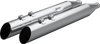Khrome Werks HP-Plus® Slip-On Mufflers for Trike and Twin Cam with 4-Inch Slash Up Design – Chrome 40FSL-1021-CHR
