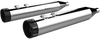 Khrome Werks HP-Plus 4-1/2 inch Slip-On Mufflers with Klassic Tip - Chrome, Part Number 202775
