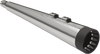 BASSANI Exhaust DNT Megaphone Muffler for Harley-Davidson FL 1995-2016 - Chrome/Black, Part Number 1F57DNT5