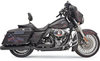 BASSANI XHAUST True-Dual Down Under Headpipes for FL 2009-2016 - Black, Part #11425A