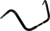 DRAG SPECIALTIES 1-1/4 inch Buffalo Touring Handlebar – 12 inch, Flat Black, Part No. 0601-3506