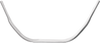 LA Choppers Hefty 1-1/4 inch Beach Bar Handlebar - Chrome LA-7312-01