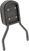 Drag Specialties Seats Short Sissy Bar Pad with Piping - Black (Part #0822-0301)