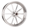 SLYFOX Track Pro Front Wheel for Dual Disc Setup - 19x3 Inches, Machined Finish, Part #12027905RSLYAPM