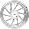 Coastal Moto Hurricane 3D Rear Left Wheel for Trike - 18 Inch Chrome 3D-HURL-187T-CH